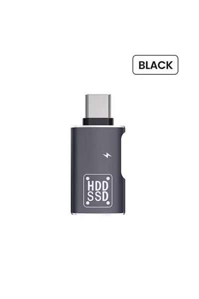 Choice محول 2 في 1 أسود من النوع C Otg محول USB-C ذكر إلى USB 2.0 أنثى لجهاز Macbook Xiaomi Hua