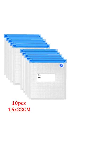 Choice 16x22 10pcs 10pcs Vacuum Sealed Food Bags Food Storage Bag With Sealing Pump Household Food Sealer A