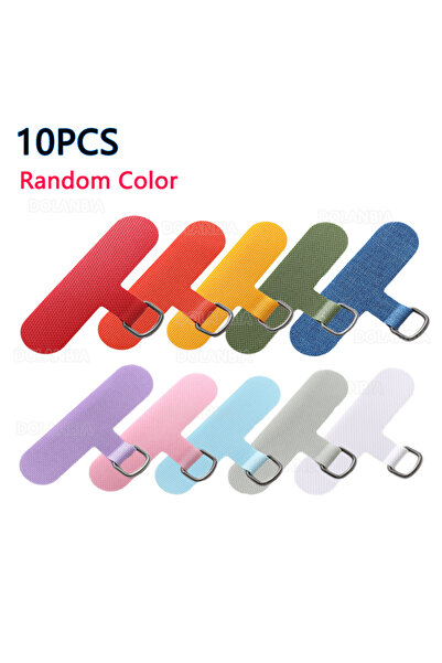 Choice1 10 قطع لون عشوائي 10/5/4 قطع حزام حبل الهاتف المحمول العالمي طوقا مضا...