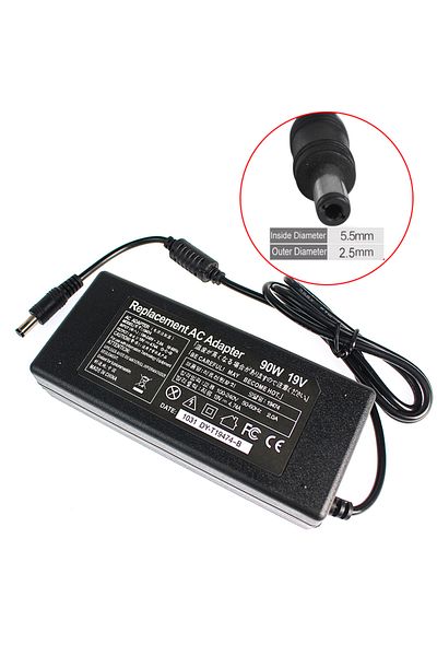 YTDMEN 4.74a 19v Ac Dc 19v محول الطاقة 4.74a محول طاقة 19v للكمبيوتر المحمول 4.74a شاحن الكمبيوتر المحمول 19v 4.74a F