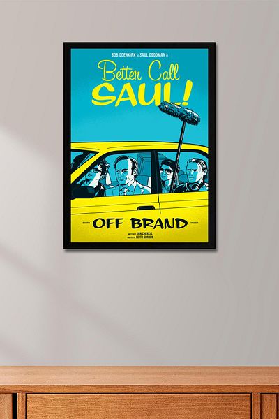 Saturn Better Call Saul Framed Painting - Saul Goodman Poster Painting
