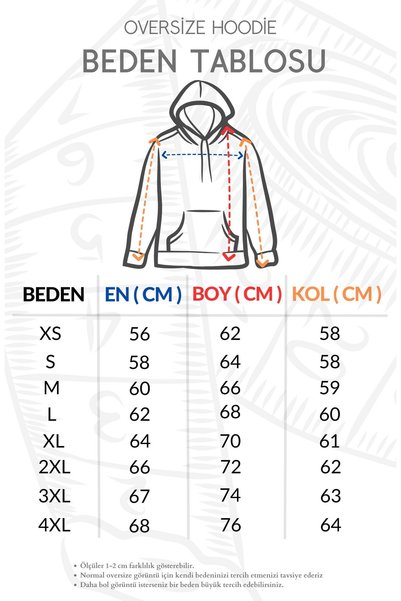 Fuddy Moda Unisex Oversize Ajr Printed Hooded Sweatshirt Music Band Themed
