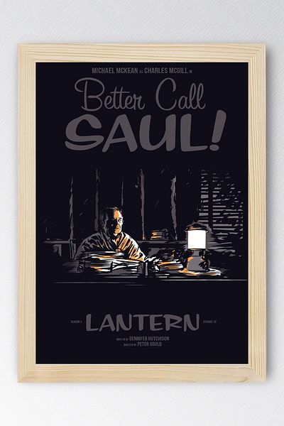 Saturn Better Call Saul Framed Painting - Saul Goodman Poster Painting