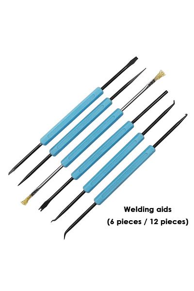 Choice 6pcs Desoldering Aid Tool PCB Cleaning Repair Tool Soldering Aid Assist Tools Set Circuit Board S...