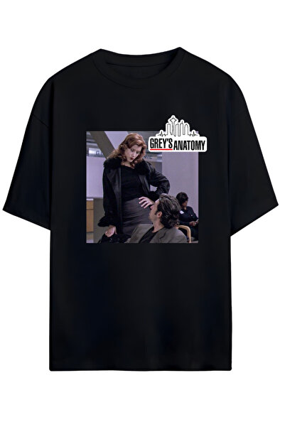 MAGORS GREY'S ANATOMY ДИЗАЙНЕРСЬКА УНІСЕКС ОВЕРСАЙЗ БАВОВНЯНА ФУТБОЛКА
