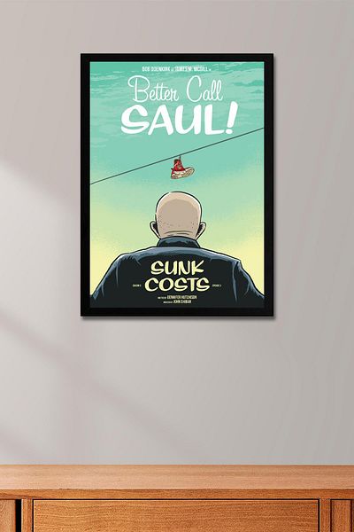 Saturn Better Call Saul Framed Painting - Saul Goodman Poster Painting