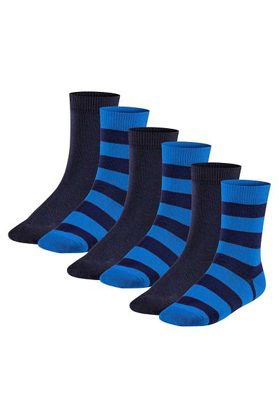 FALKE Kinder Socken, 6er Pack - Happy Stripe, Kurzsocken, gestreift