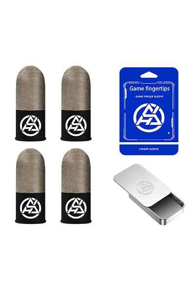 Choice 2 Pair With Box 1/2 Pair Luminous Fingertips Sweat-proof Game Finger Sleeve Finger Cots Cover Sensit
