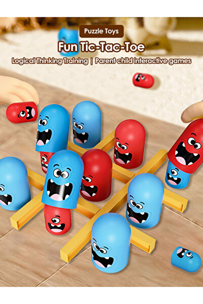 Choice طاولة الشطرنج المتداخلة لعبة الذكاء مونتيسوري لعبة التهام الذكاء لعبة ثلاثة في صف واحد للأطفال