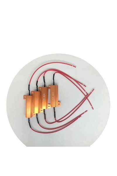 cityking 2pcs 2pcs 6ohm 50w Load Resistor Canbus Anti-flashing Decoder For Daytime Running Led Bulb Reverse L