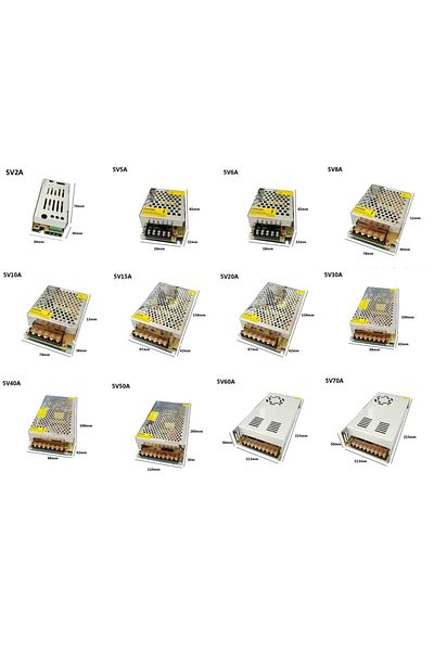 Choice محول طاقة شرائط LED 5 فولت 220 فولت 10 أمبير تيار متردد-تيار مستمر 100-240 فولت إلى 5 فولت 12 فولت 24 فولت 36 فولت 1 أمبير 2 أمبير 3 أمبير 5 أمبير 10 أمبير 20 أمبير 30 أمبير