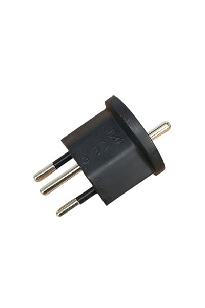 Choice Black 1pc European France To Swiss Plugs Travel Adapter 3 Pin Plug 10a 250v Power Plug Eu To Switzer