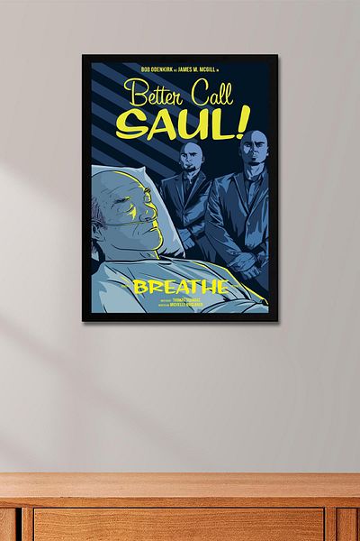 Saturn Better Call Saul Framed Painting - Saul Goodman Poster Painting