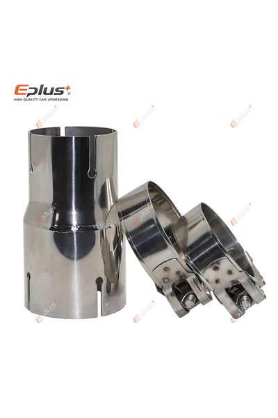 Choice I.d 63mm-63mm Eplus Universal Car Motorcycle Accessories Stainless Steel Exhaust Pipe Reducer Adapte