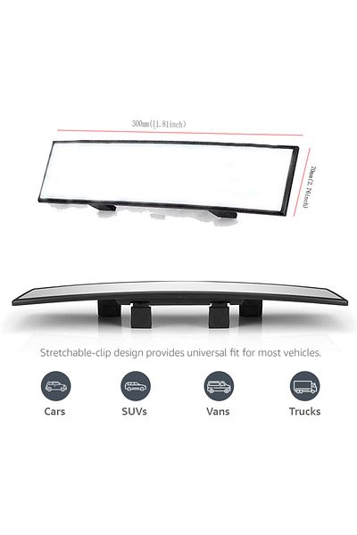 Choice Surface White Universal Anti Glare Wide Angle Convex Rearview Mirror Car Interior Rear View Baby Ch