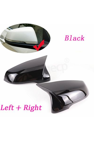 Choice غطاء مرآة جانبية للسيارة Z4 G29 باللون الأسود قطعتين لسيارة BMW F44 Active F40 X1 F48 F49 F3