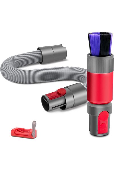 Choice 3 Pcs Scratch-free Dusting Brush Flexible Extension Hose Attachment For Dyson V7 V8 V10 V11 V15 Co