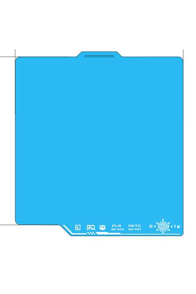 Choice 1 Pc Cryogripprofrostbite Biqu Panda Build Plate Cryogrip Coating No Clog 257x257mm Spring Steel Dou