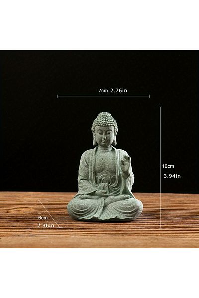 Choice Fearless Buddha Garden Statue Fish Tank Decoration Mini Buddhism Figurine Desk Tablescape Decor Home