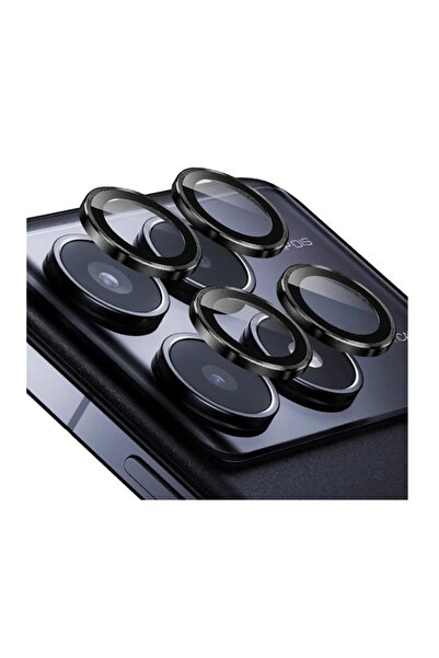 Fibaks Poco X6 Pro 5G Kamera Koruma Renkli Lens Koruyucu Temperli Cam Koruma