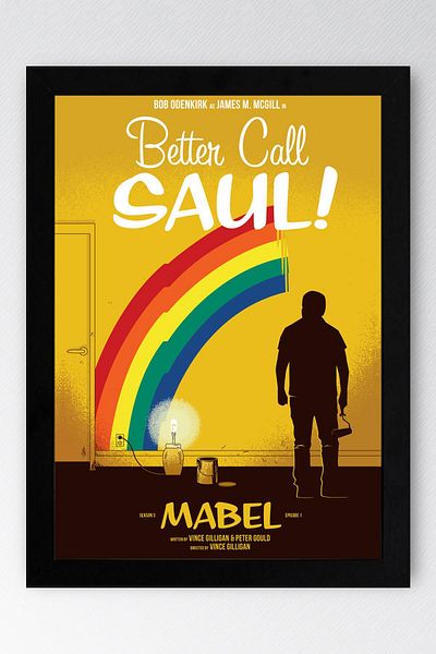 Saturn Better Call Saul Framed Painting - Saul Goodman Poster Painting