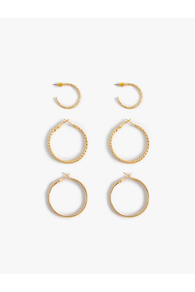Koton Hoop Earrings Set of 3