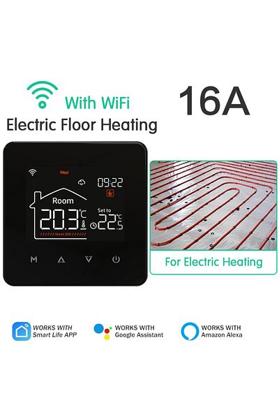 Choice Tuya Smart Home Thermostat Water Electric Warm Floor Heating Gas Boiler WiFi Temperature Remote C...