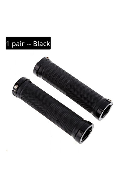 BUCKLOS مقبض دراجة مطاطي أسود اللون مقاوم للماء والغبار ومقبض دراجة غير قابل ...