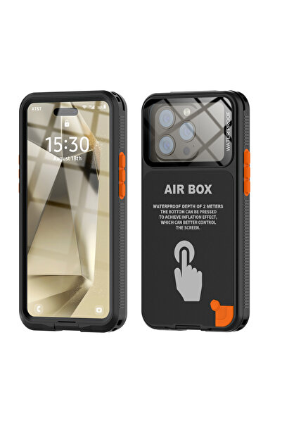 Choice For iPhone 15 Promax black Shellbox Fashion Window Photography Underwater Touch Screen Suitable for