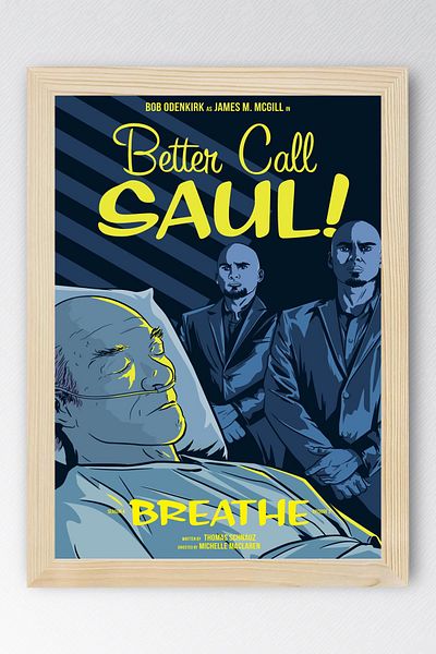 Saturn Better Call Saul Framed Painting - Saul Goodman Poster Painting