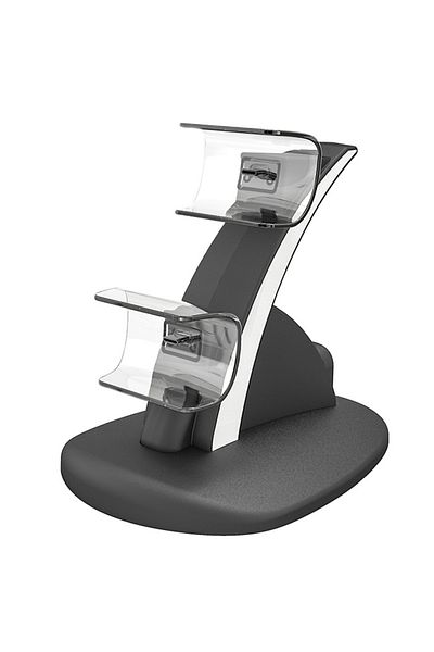 ALLOYSEED A For Sony Playstation 5 Fast Charging Dock Cradle For Ps5 Wireless Joystick Dual Fast Charger Dock.