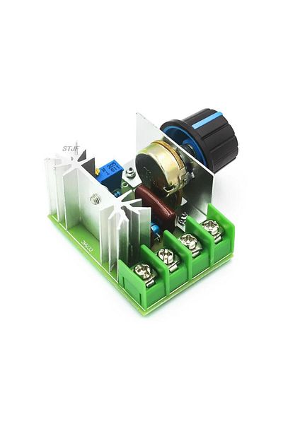 STJF Iron Withs Crews Ac 220v 2000w Scr Voltage Regulator Dimming Dimmers Speed Controller Thermostat