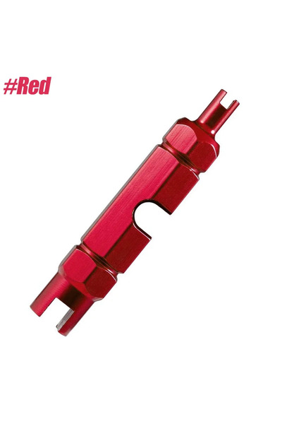 Choice أداة إزالة قلب الصمام، قطعة واحدة باللون الأحمر، لتمديد صمام بريستا وش...