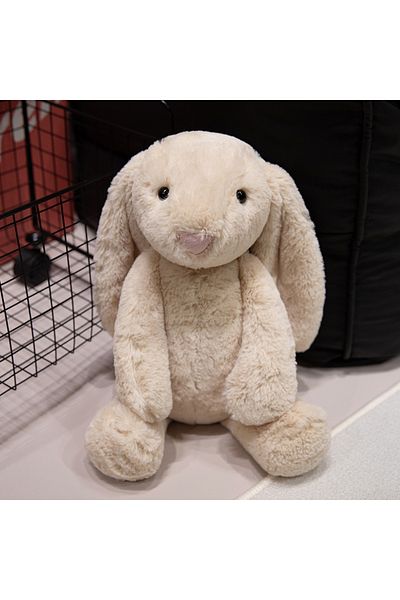Choice about 30cm brown bunny sy 20/30/45cm Kawaii Long Ears Looper Rabbit Plush Doll Pillow Gray White Bro