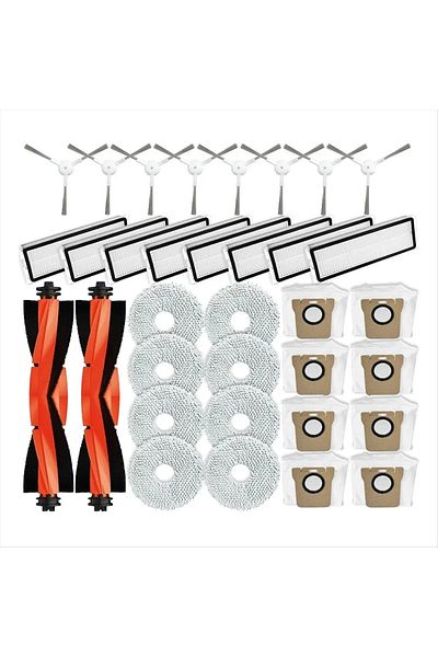 Choice 34 Set Compatible For Xiaomi Robot Vacuum X20 / X20 Plus Replacement Parts Accessories Main Side Br