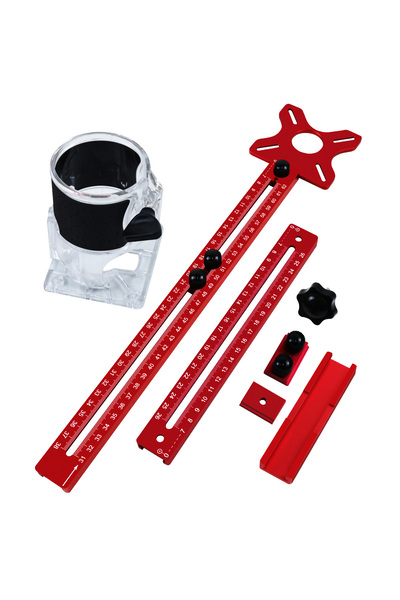 Choice1 قطعة واحدة ممتدة مع قاعدة ممتدة 3 في 1 حامل أخدود طحن جهاز التوجيه، د...