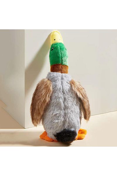 Choice Gray Wild Duck Style Pet Dog Toy Plush Toy Dog Supplies Suitable For All Small Dogs Pet Toys Fun Dur