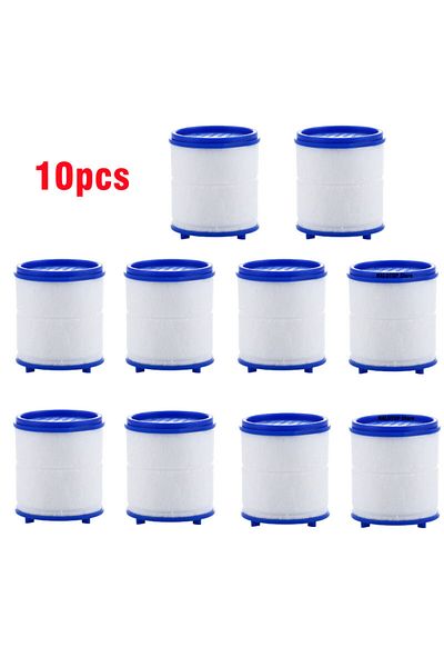 Choice 10pcs Filter 10pcs Faucet Water Filter Element Remove Chlorine Heavy Metals Filtered Showers Head Ba