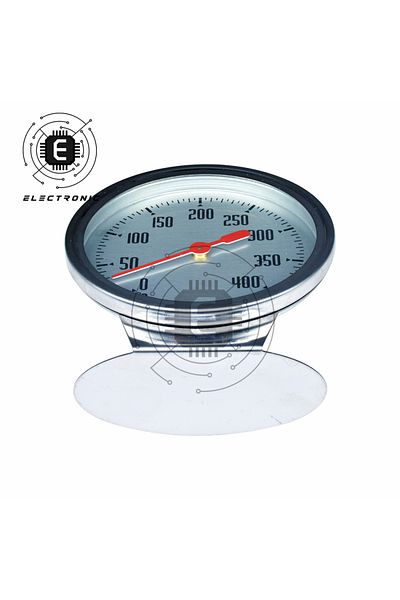 Aideepen 0-400 Degree Stainless Steel Barbecue BBQ Smoker Grill Oven Thermometer Temperature Gauge Celsius...