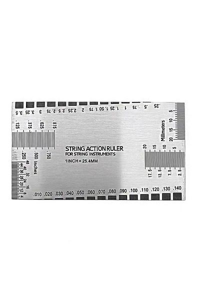Miwayer 1 Pcs String Action Ruler Gauge,guitar Repairing Tool For Luthier,fit For Guitar,ukulele,bas