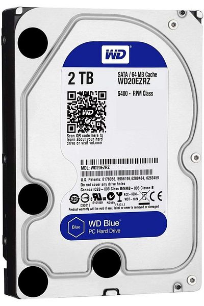 Choice 2TB Western Digital WD BLUE 4TB 6T 3T2T 3.5" Hard Drive Disk SATA III 500GB1THD Hard disk For Monito