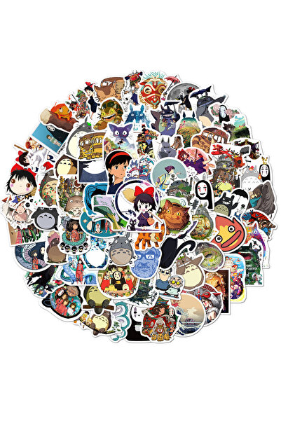 Choice 100 قطعة 100 قطعة ملصقات جيبلي هاياو ميازاكي ملصقات جرافيتي كرتونية خو...