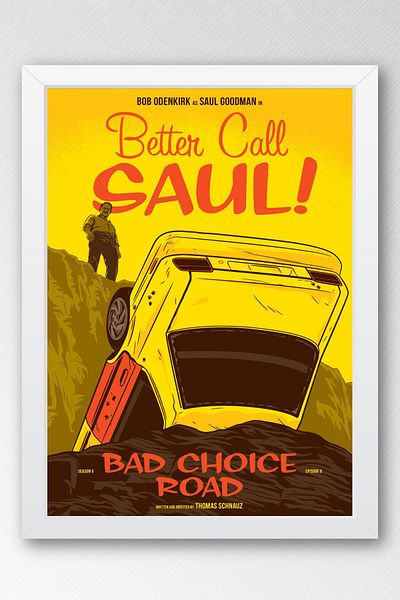 Saturn Pictură înrămată Better Call Saul - Pictură poster Saul Goodman
