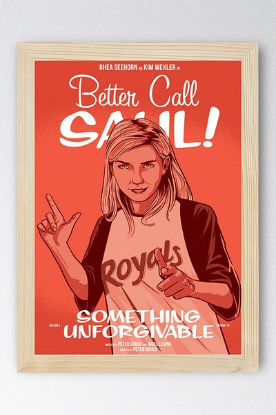 Saturn Better Call Saul Framed Painting - Saul Goodman Poster Painting