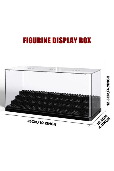 Choice Figures Box 3 Steps Dustproof Acrylic Figures City Car Model Collection Display Box Building Block S