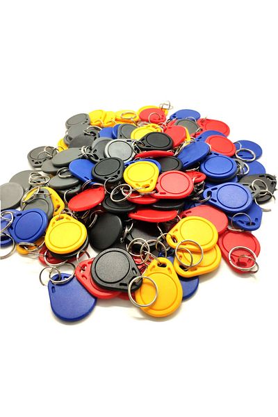 Choice Mixed Color 50pcs 13.56mhz Rewriteable 0 Block Uid Tag Rfid Uid Keyfobs Rewrite Copier Writer Duplic