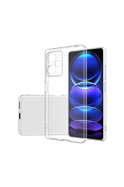 Pro Aksesuar Xiaomi Poco X5 5G Uyumlu Kılıf Soft Transparan Silikon Kılıf Şeffaf