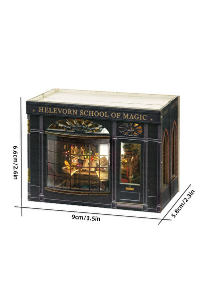 Choice مجموعة بيوت الدمى الخشبية بدون غطاء Mini-110، نموذج بناء ثلاثي الأبعاد...