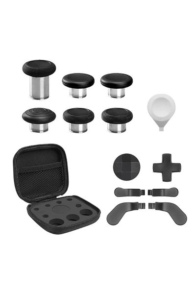 Choice Black 13 In 1 Metal Thumbsticks Joystick Cap For Xbox One Elite Series 2 Controller 6 Swap Stick 4 P