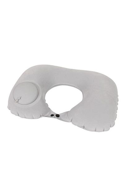 Choice Light Grey 1pc Travel Pillows Airplanes Inflatable Super Light Portable Neck Pillow U-shape Automati